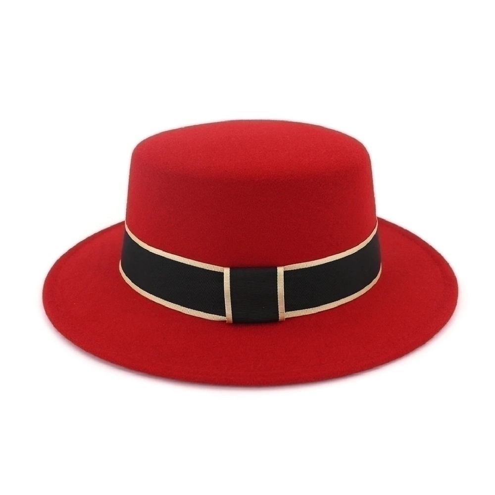 Unisex Flat head Fedora Hat